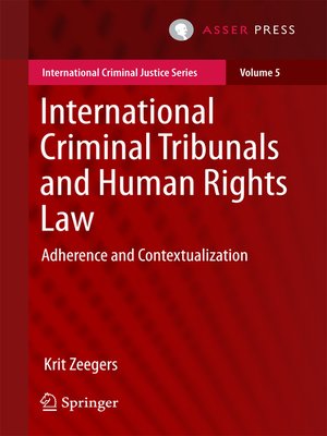 cover image of International Criminal Tribunals and Human Rights Law